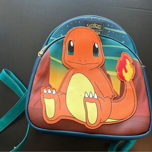 Loungefly Charmander Backpack - Orange, Blue,‎ and Yellow